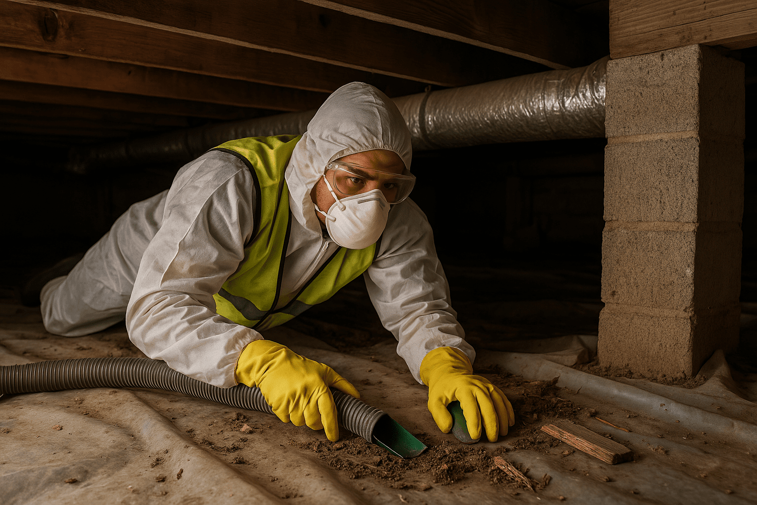 Crawl space encapsulation vs cleaning
